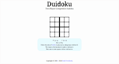 Desktop Screenshot of duidoku.com